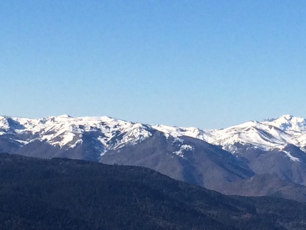 vue sur les pyrénées centrales -Aude Ariège