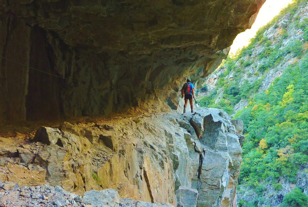 sentier corniche gorges carança