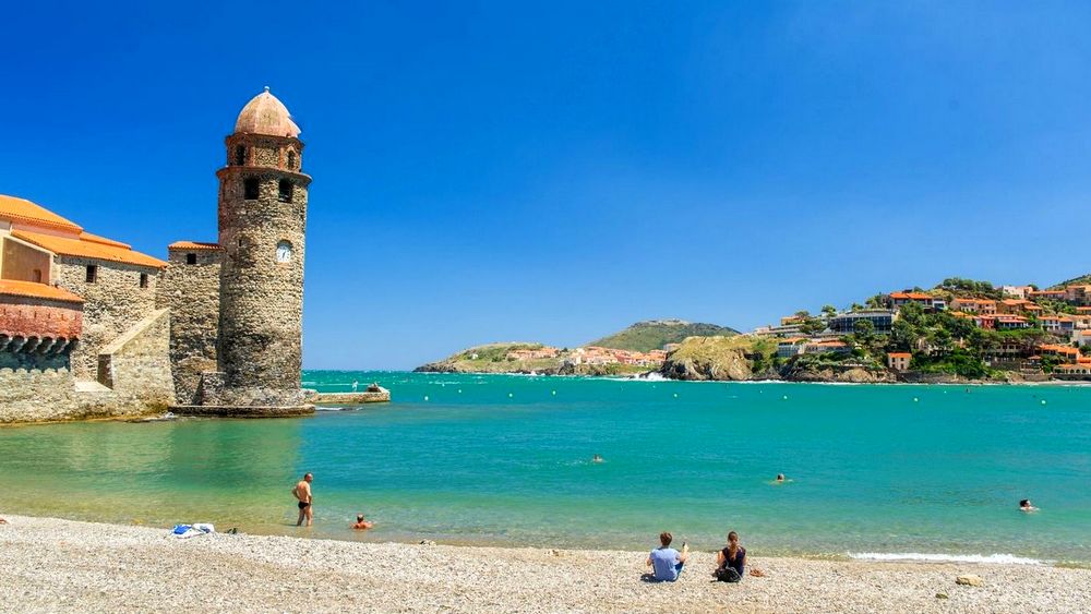 plage de Collioure - cote catalane