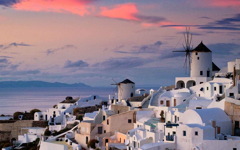 Oia santorini wonderful village of Europe