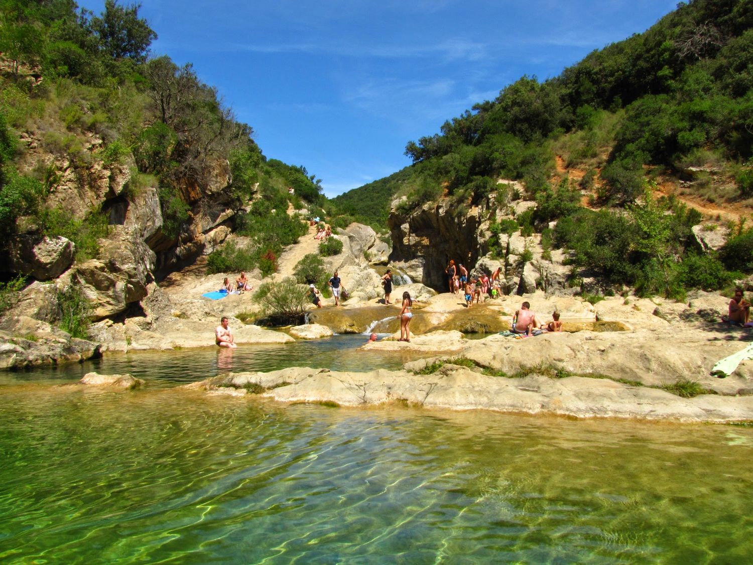 peyrepertuse gorges baingnade gorges verdouble duilhac aude