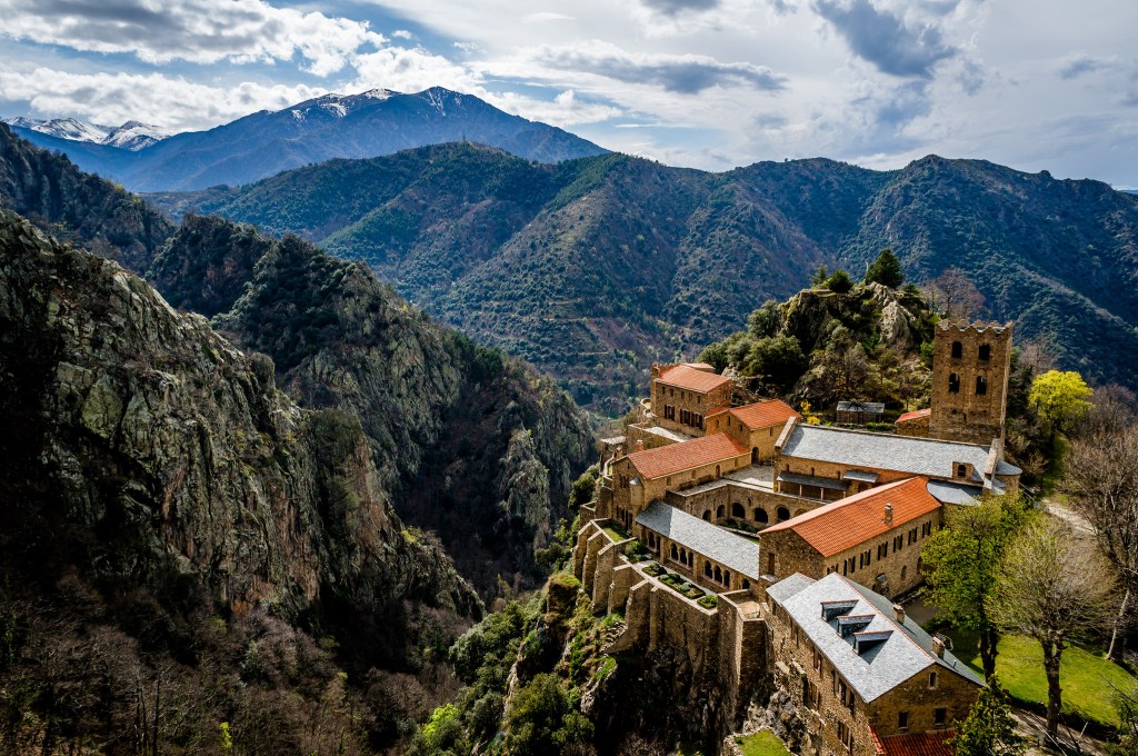 Wonderful Abbaye of Saint Martin of Canigou - France
