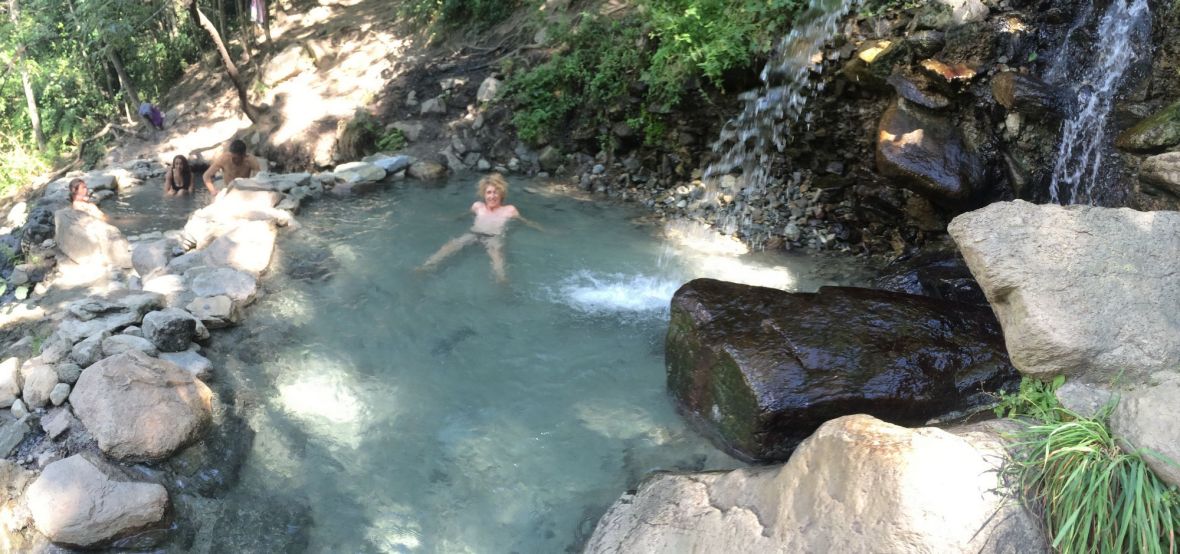 Sources naturelles sauvages à 40°