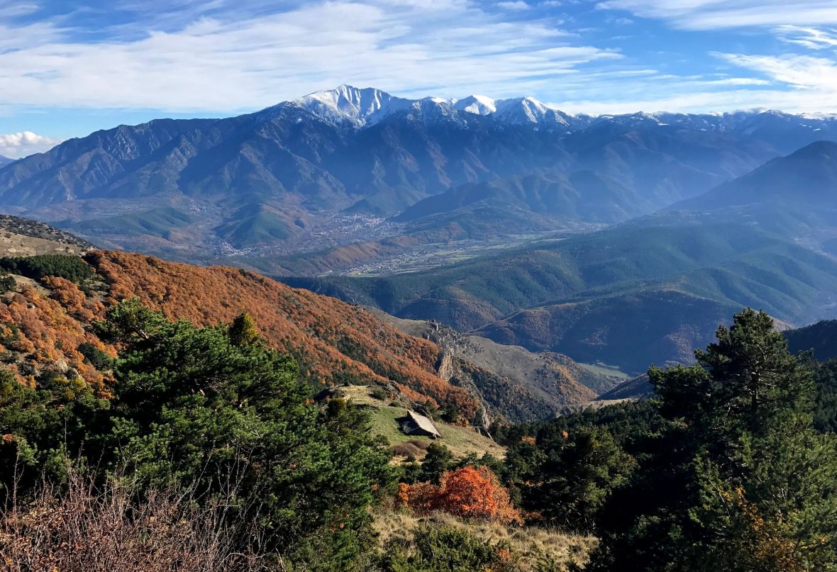 Randonnée d'automne près du Canigou