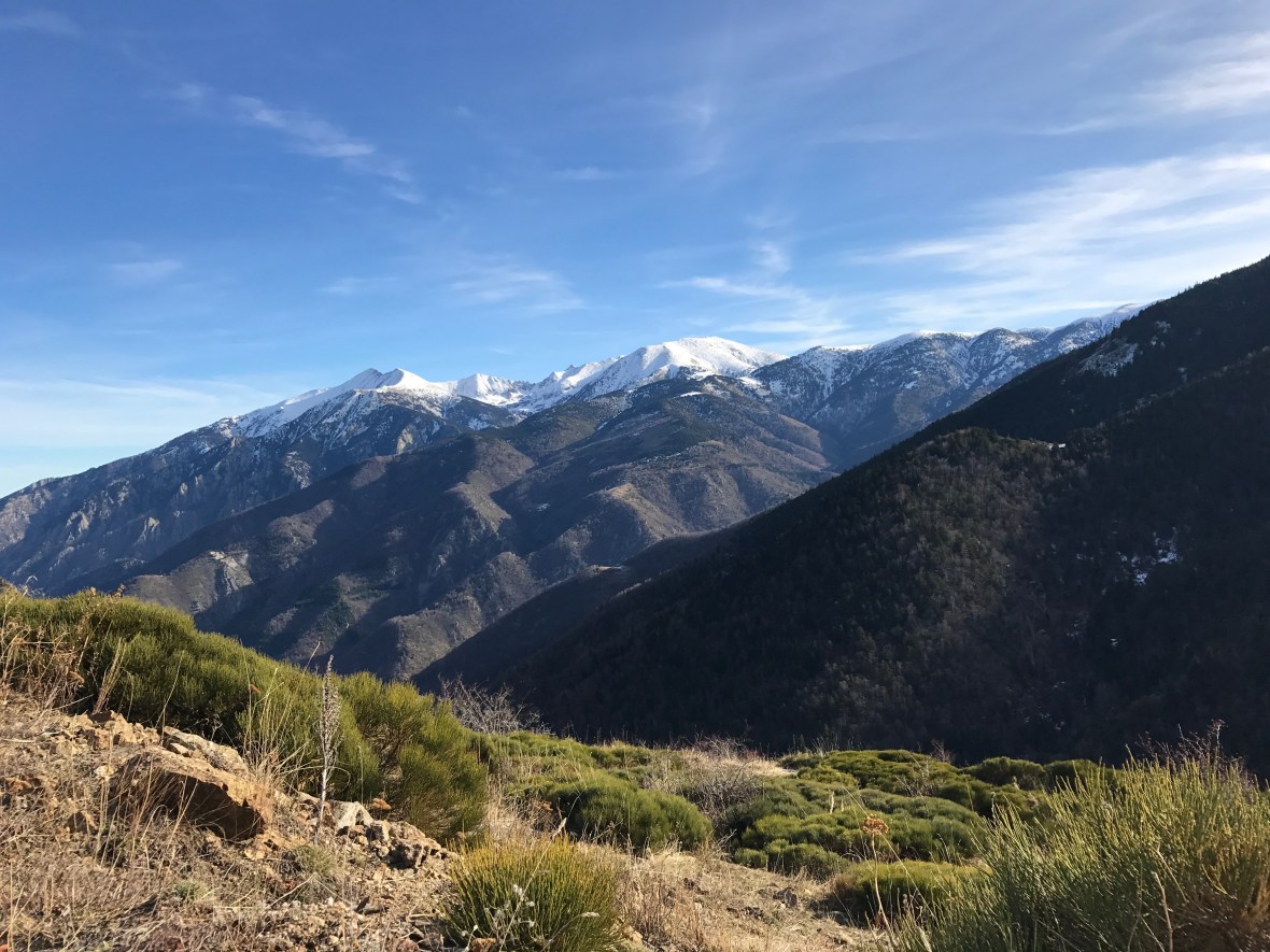 Le massif du Canigou vu depuis le col de Mantet Py