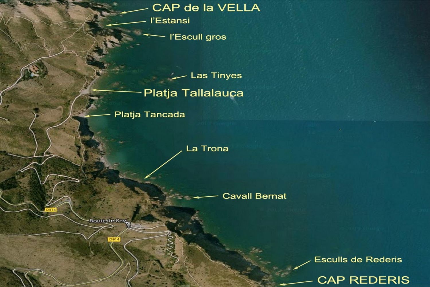 criques sauvages naturistes banyuls