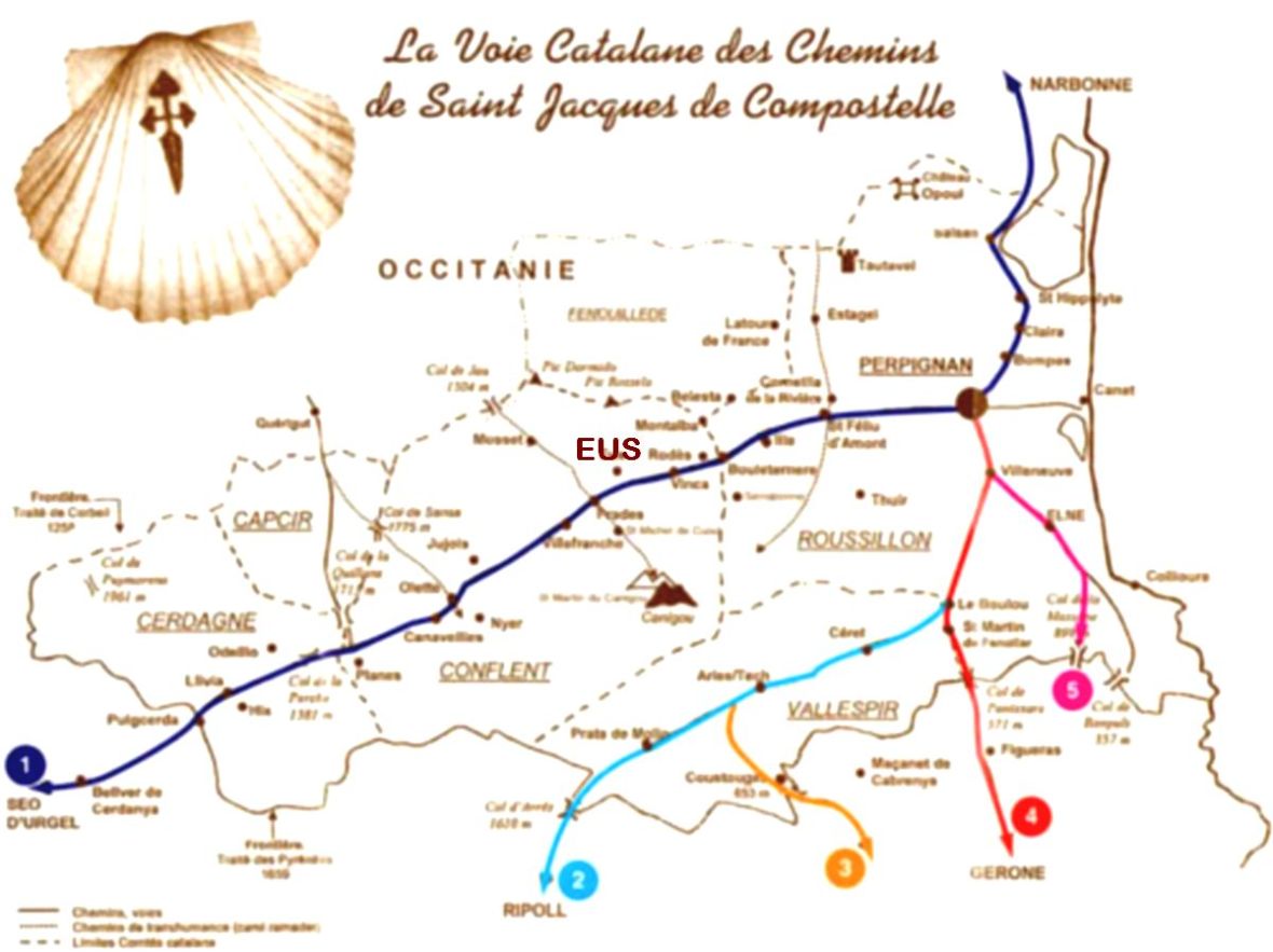 cami real chemin catalan compostelle