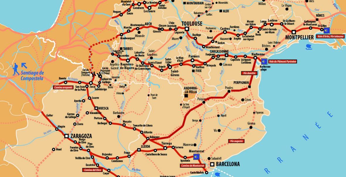 chemin catalan saint jacques compostelle