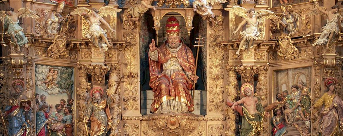 retable baroque prades compostelle catalan