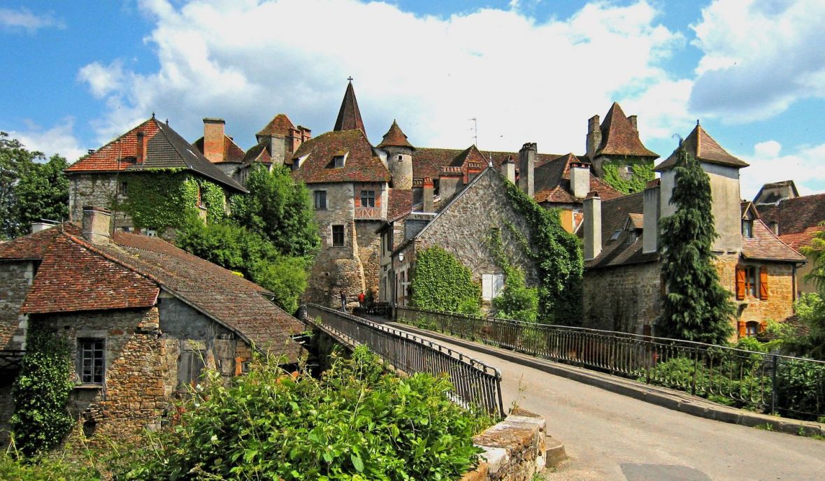 Carennac lot joli village occitanie