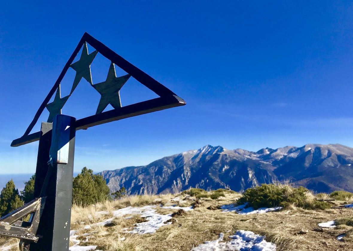 le canigou vu du tres estelles mantet