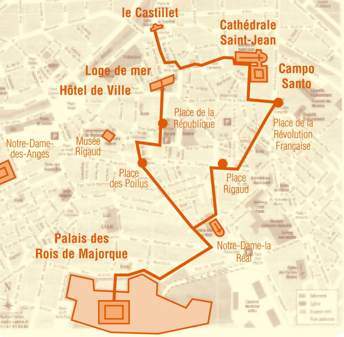 Circuit de balade à Perpignan parcours artistique