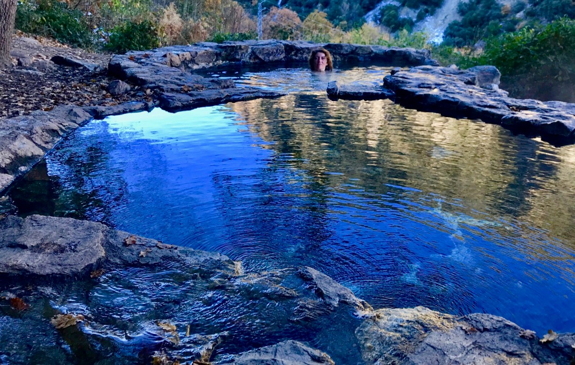itinéraire balade randonnée bains chauds pyrenees carte localisation