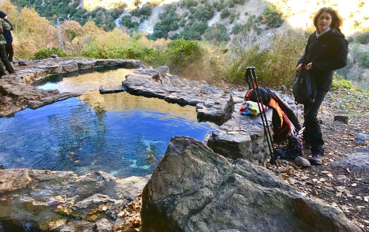 itinéraire balade randonnée bains chauds pyrenees carte localisation