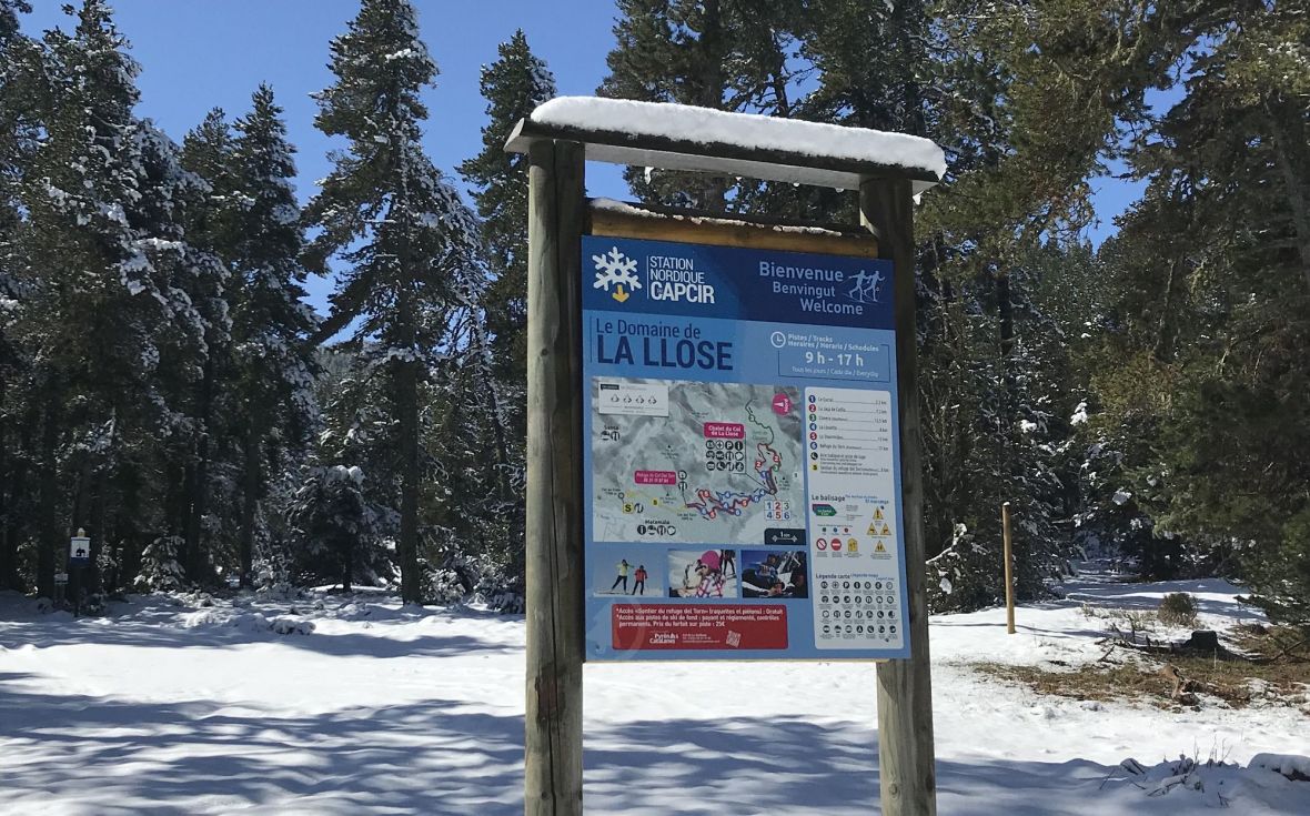Départ randonnée Col de Creu - Estanyols raquettes