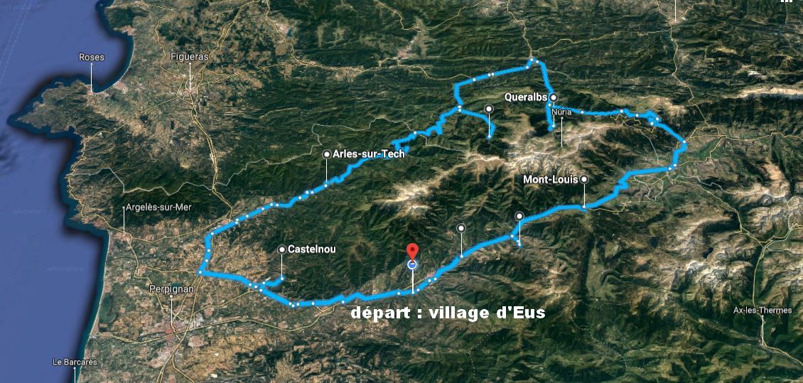 boucle villages beau pyrenees catalan