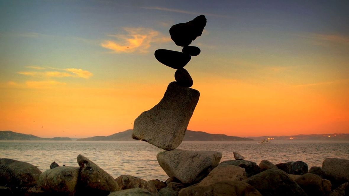 art meditatif rock balance
