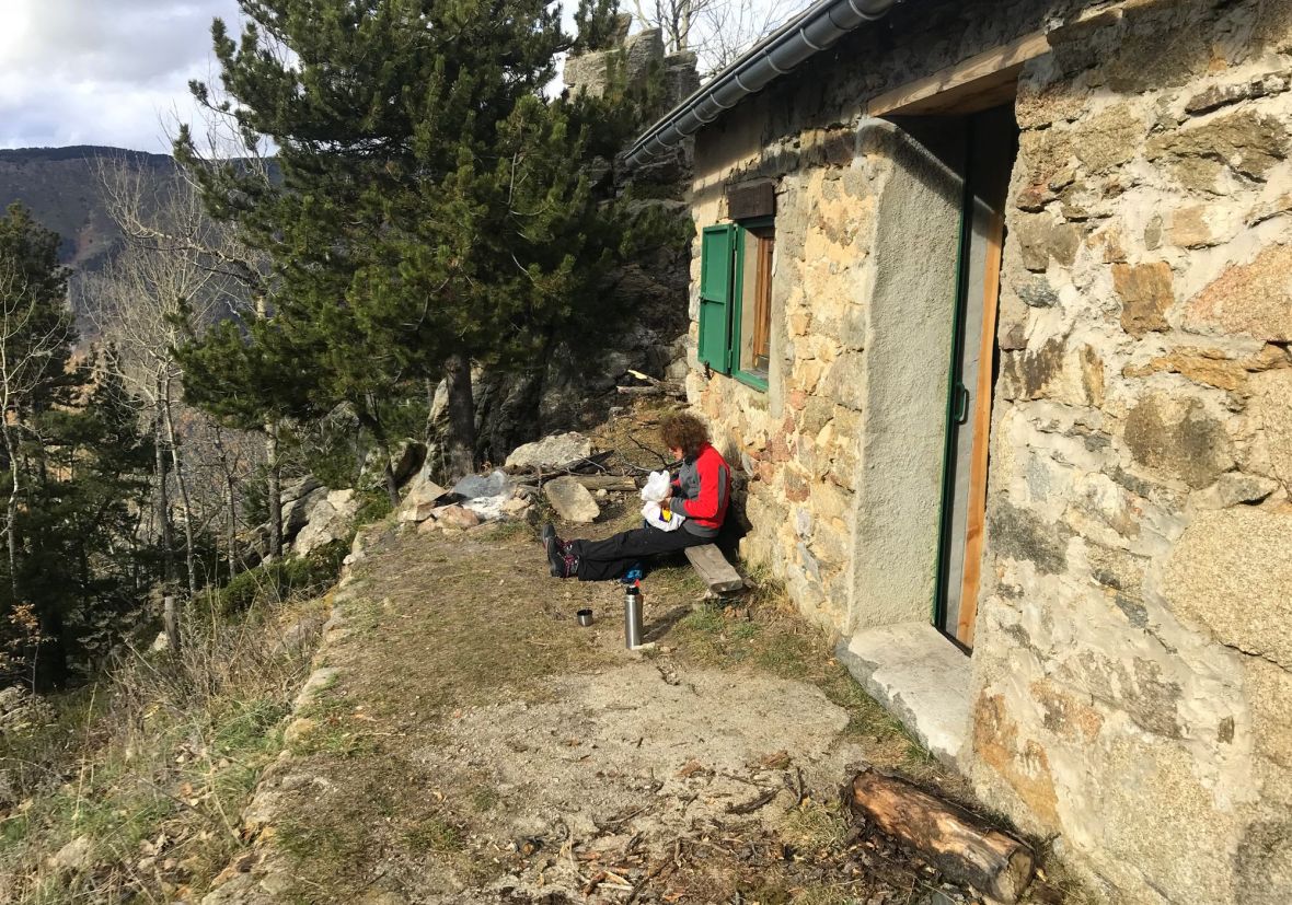 Sentier bains chauds randonnée nature