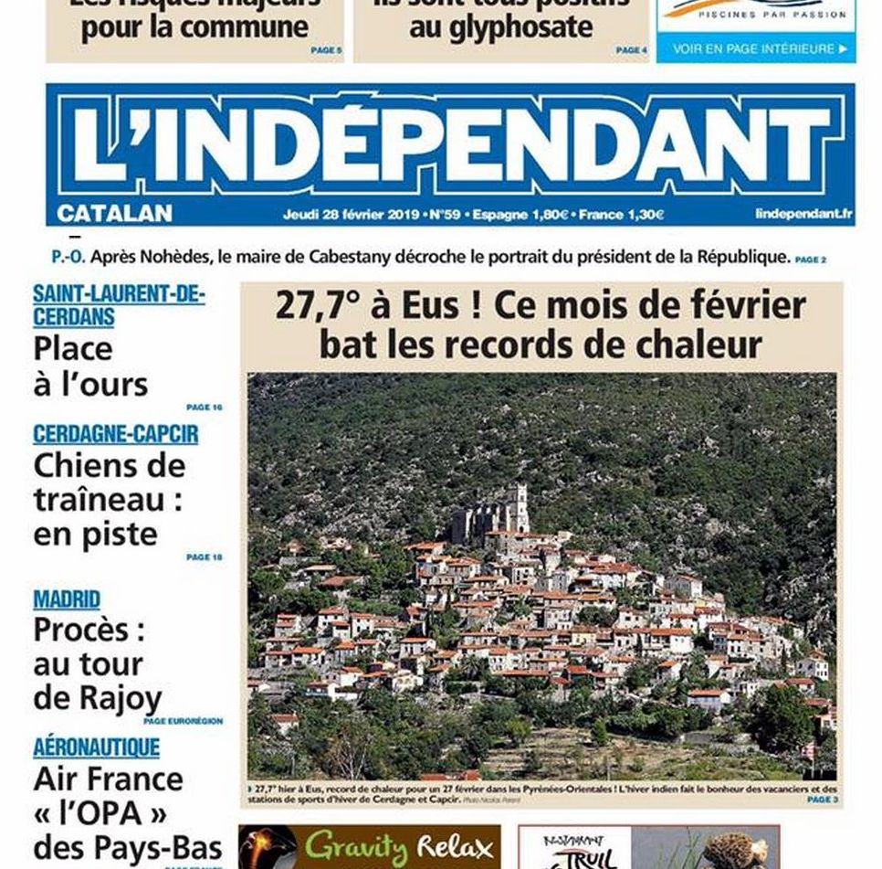 Village le plus chaud de France ville plus chaude france record température hiver