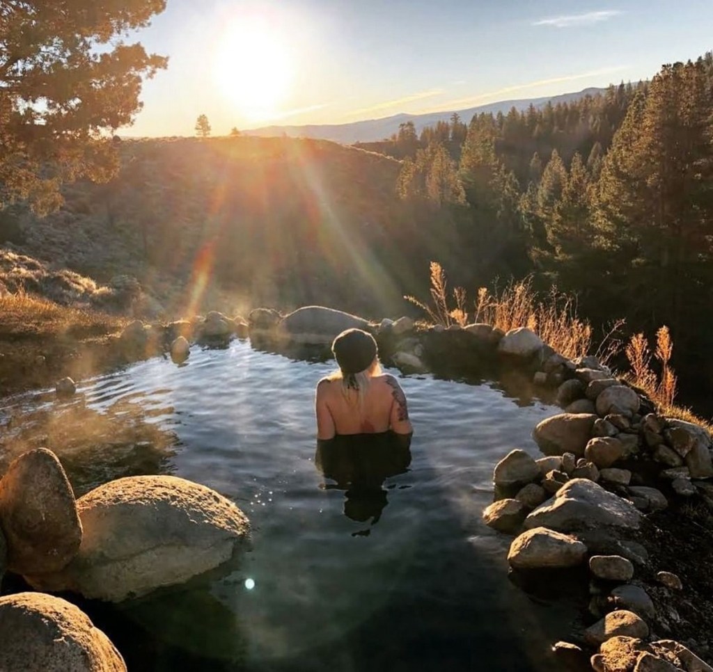 bains naturel chaud zen