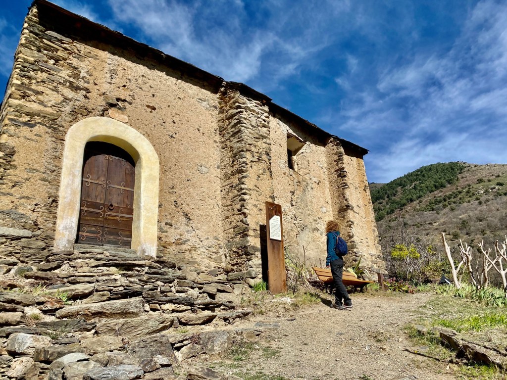 chapelle saint esteve evol plus beau village de france
pres de olette villefranche vallée de la tet