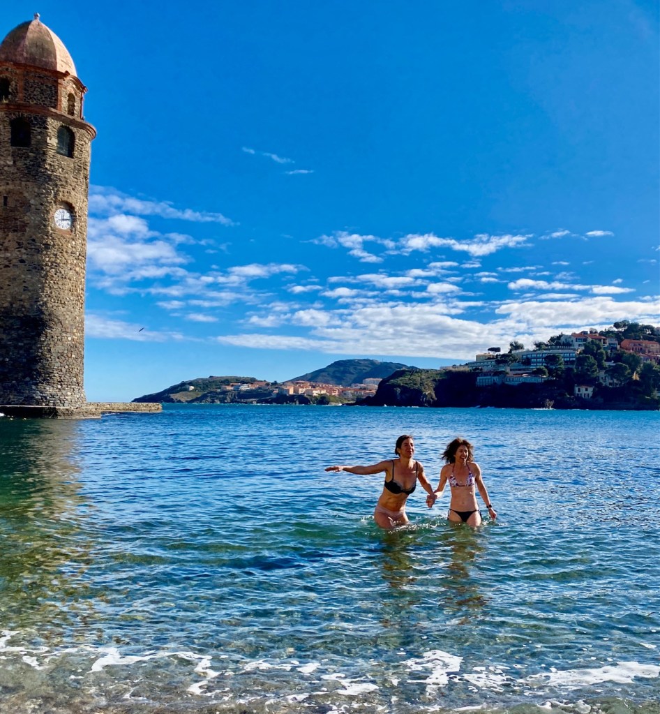 Tentative de bain de mer en plein hiver, le 20 janvier 2022 automne