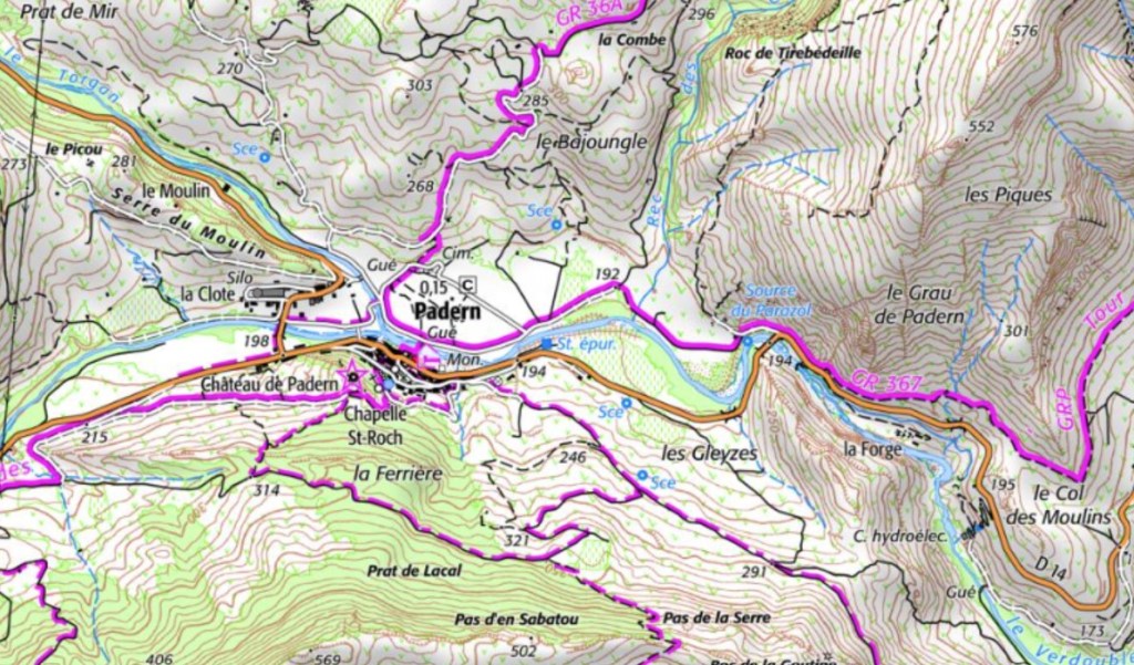 carte acces oeil mer verdouble padern