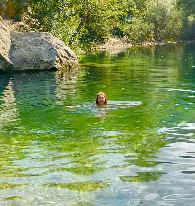 se baigner dans l'aude oeil de mer aude près de Padern