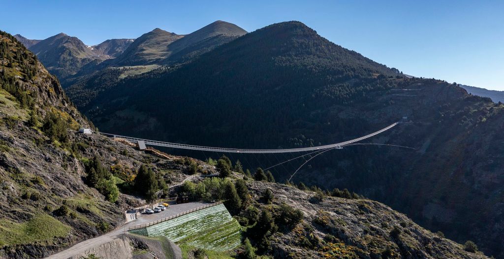 passerelle suspendue canillo andorre