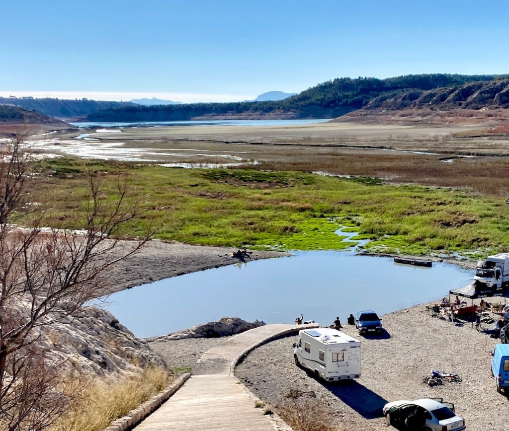 spurce chaude espagne Zujar negretin embalce lac chaud andalousie