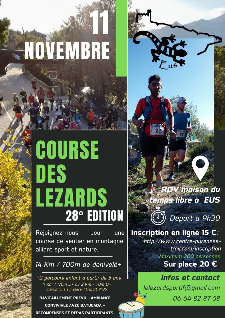 course des lezard trail eus inscriptions entrainement course de montagne entrainement